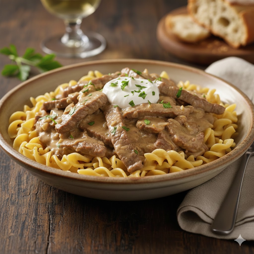 Beef Stroganoff