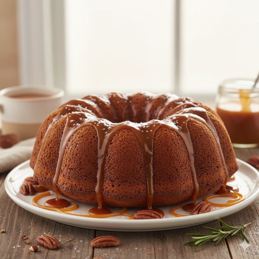 Pumpkin Caramel Pound Cake